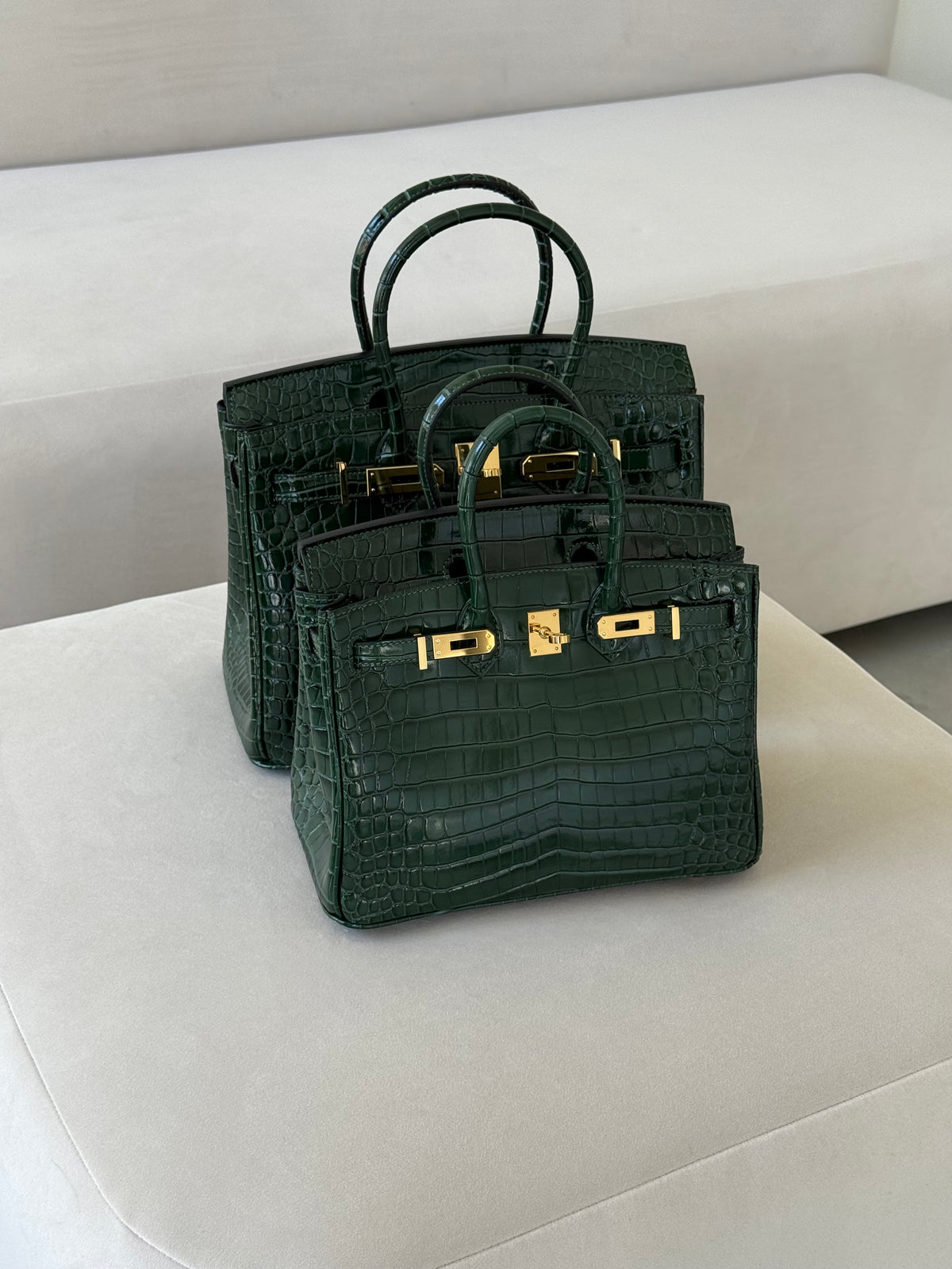 Jade Croco Bag