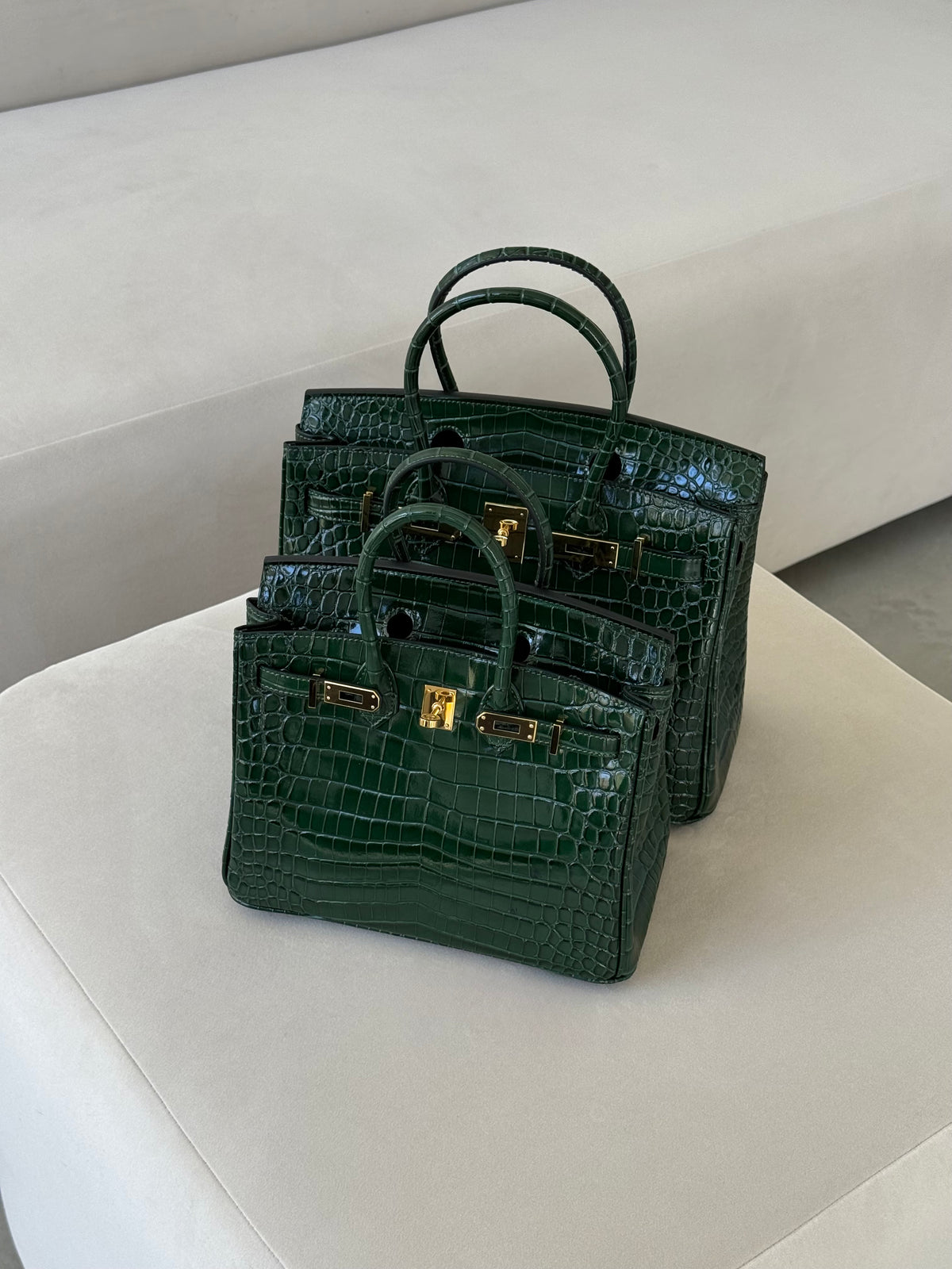 Jade Croco Bag