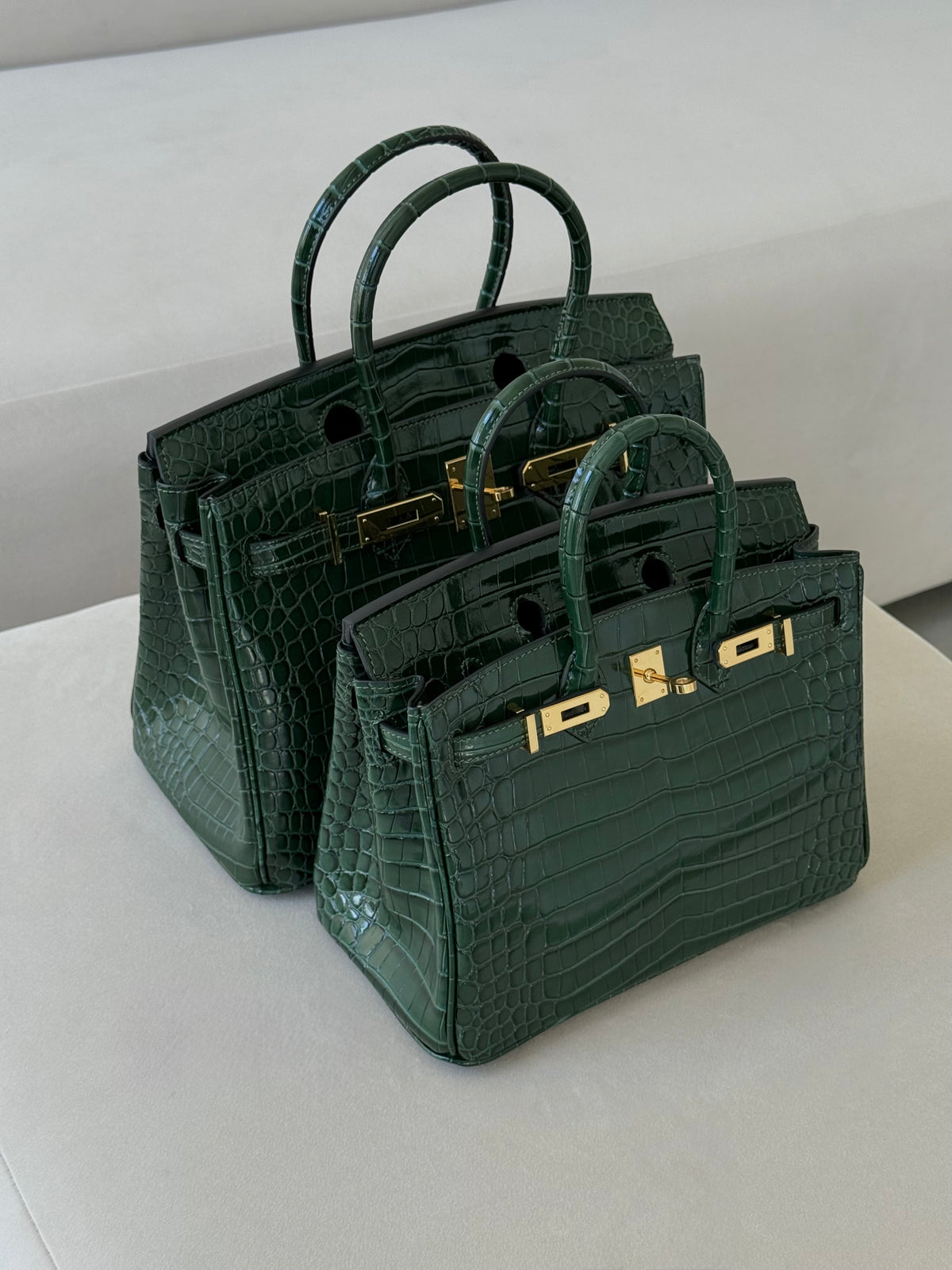 Jade Croco Bag