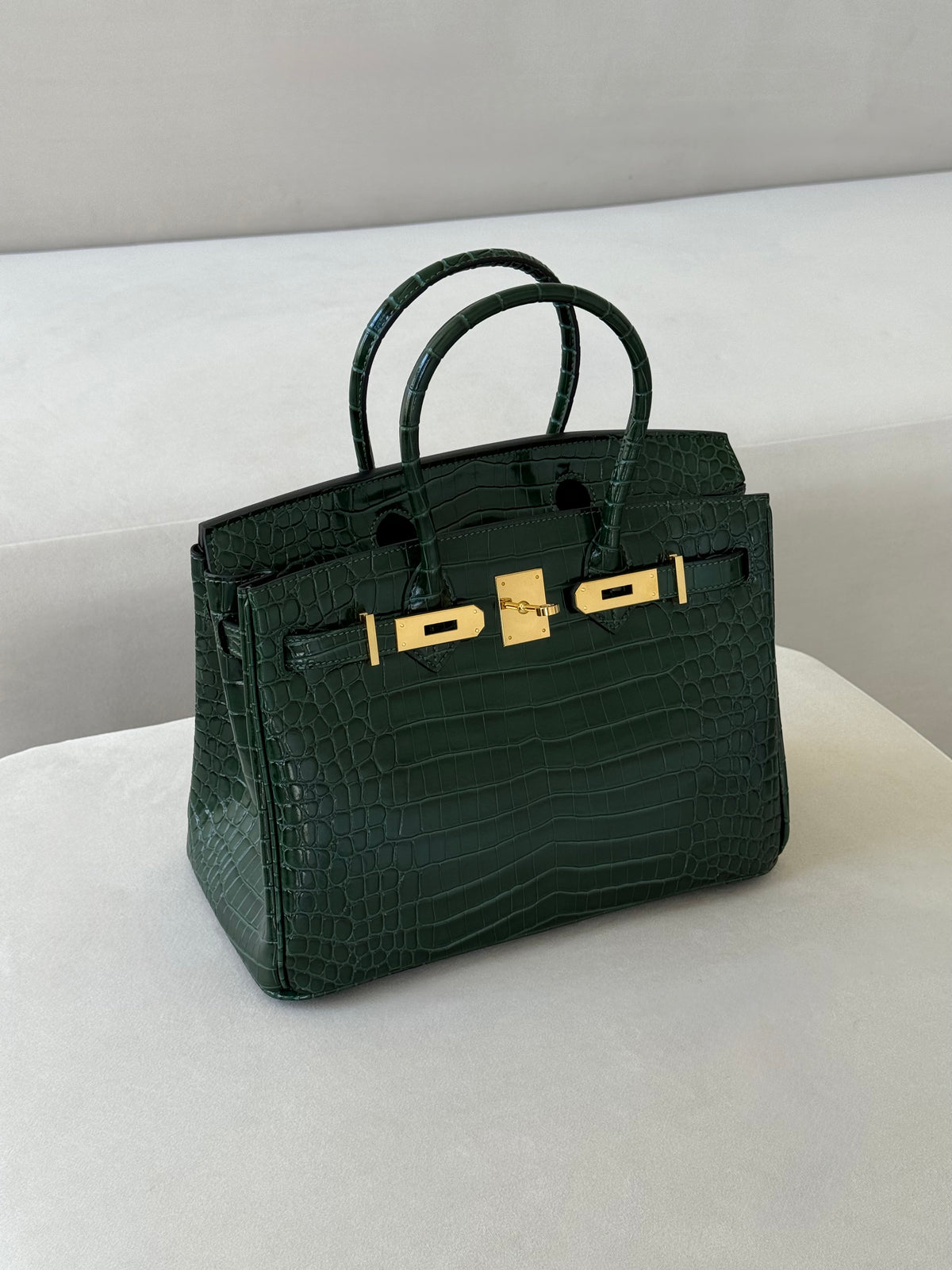 Jade Croco Bag