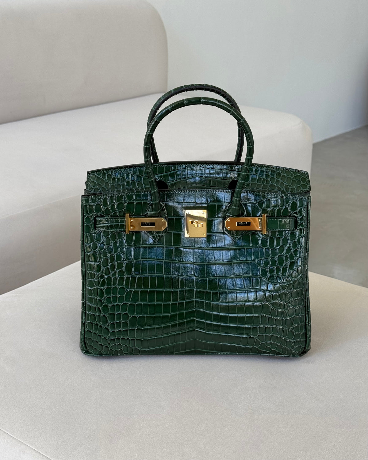 Jade Croco Bag