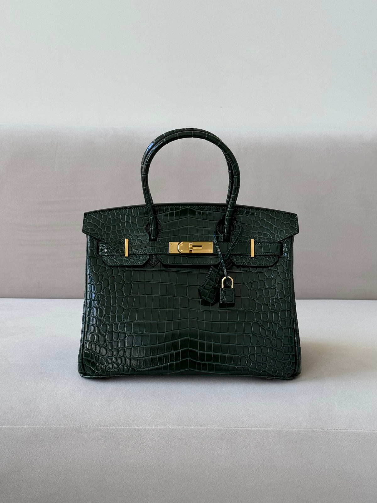 Jade Croco Bag